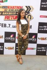 Rashmi Desai at Khatron Ke Khiladi press meet in Mumbai on 29th Jan 2015